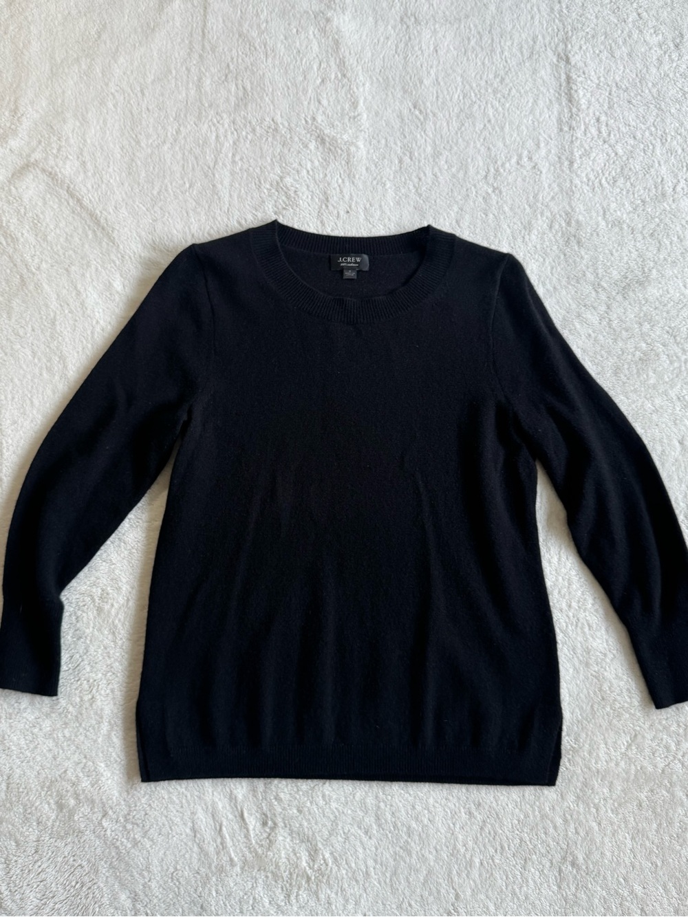 J.Crew 100% Cashmere Black Crewneck Sweater – Women's Small